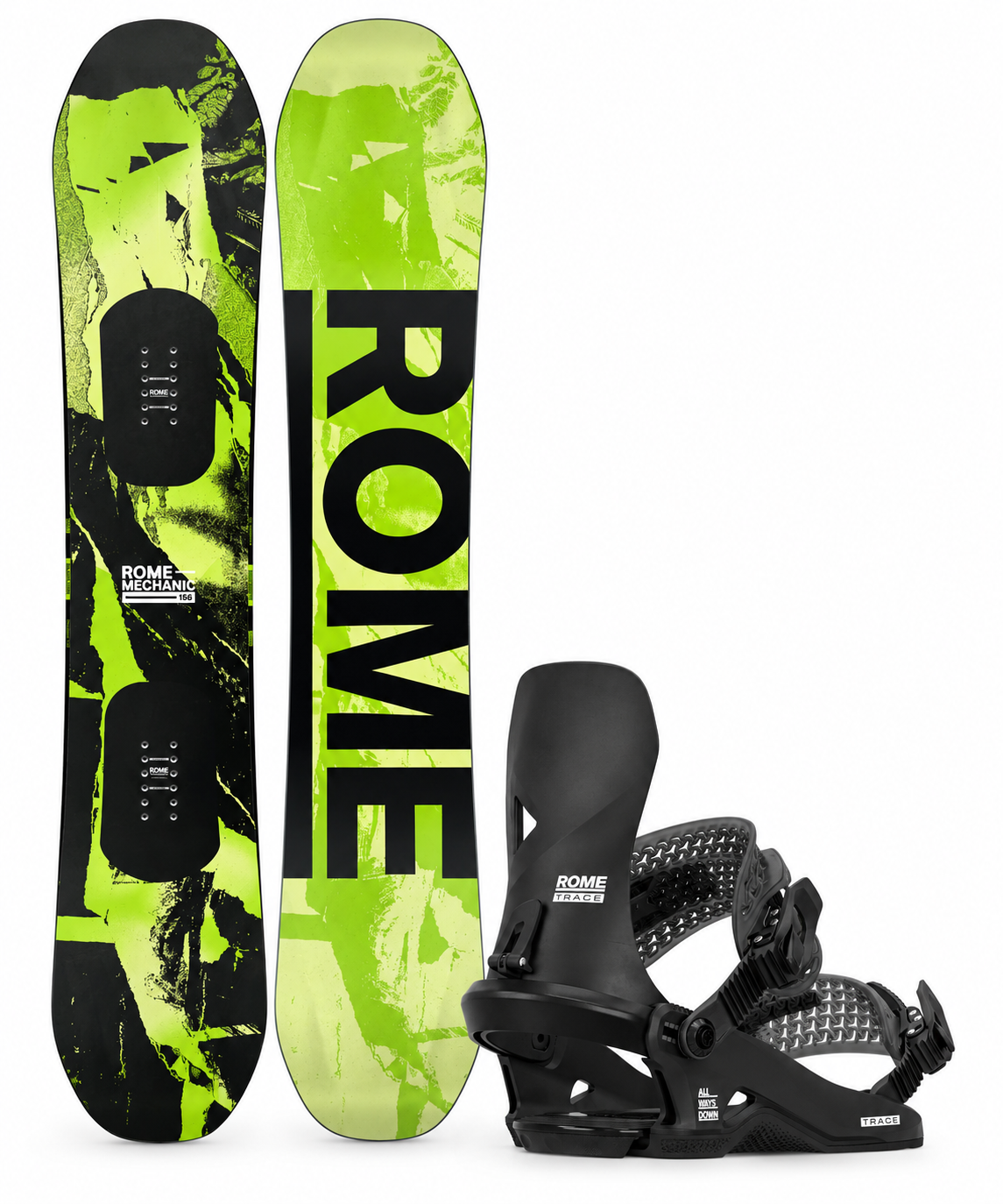 Rome Mechanic Snowboard Package 2027