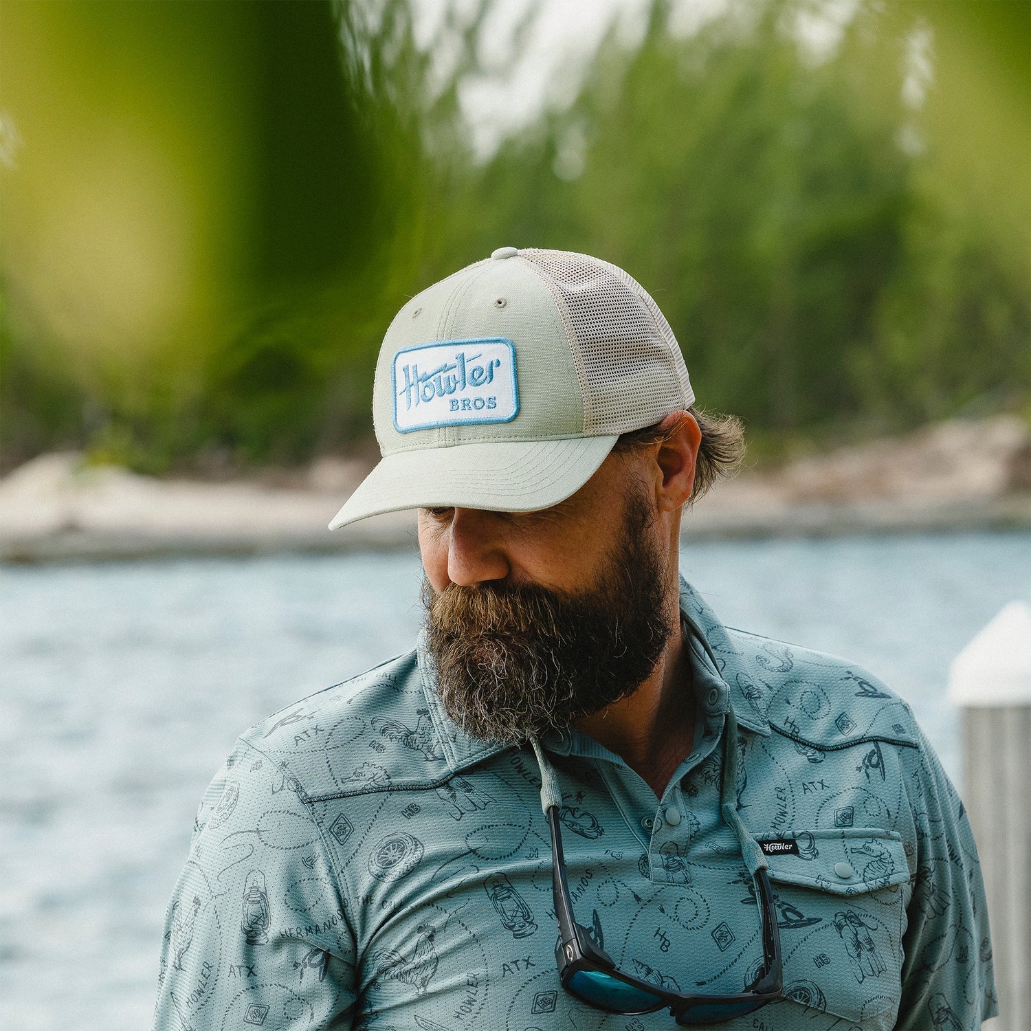 Howler Electric Standard Hat - Seafoam / White - 88 Gear