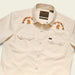 Howler Brothers Crosscut Deluxe Shortsleeve Shirt - Fowl Play : Off White Dobby - 88 Gear
