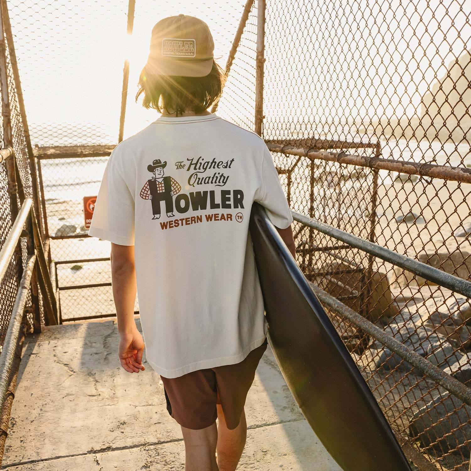 Howler Western Wear Cotton T-Shirt - 88 Gear
