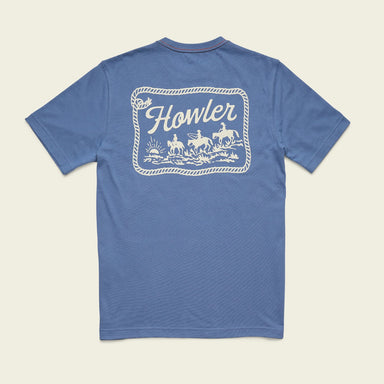 Howler Posse T-Shirt - Blue Horizon - 88 Gear