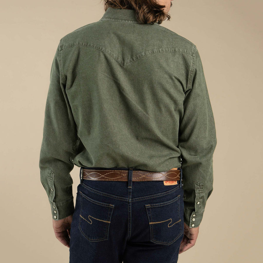 Sendero Wyatt Pearl Denim Snap Shirt