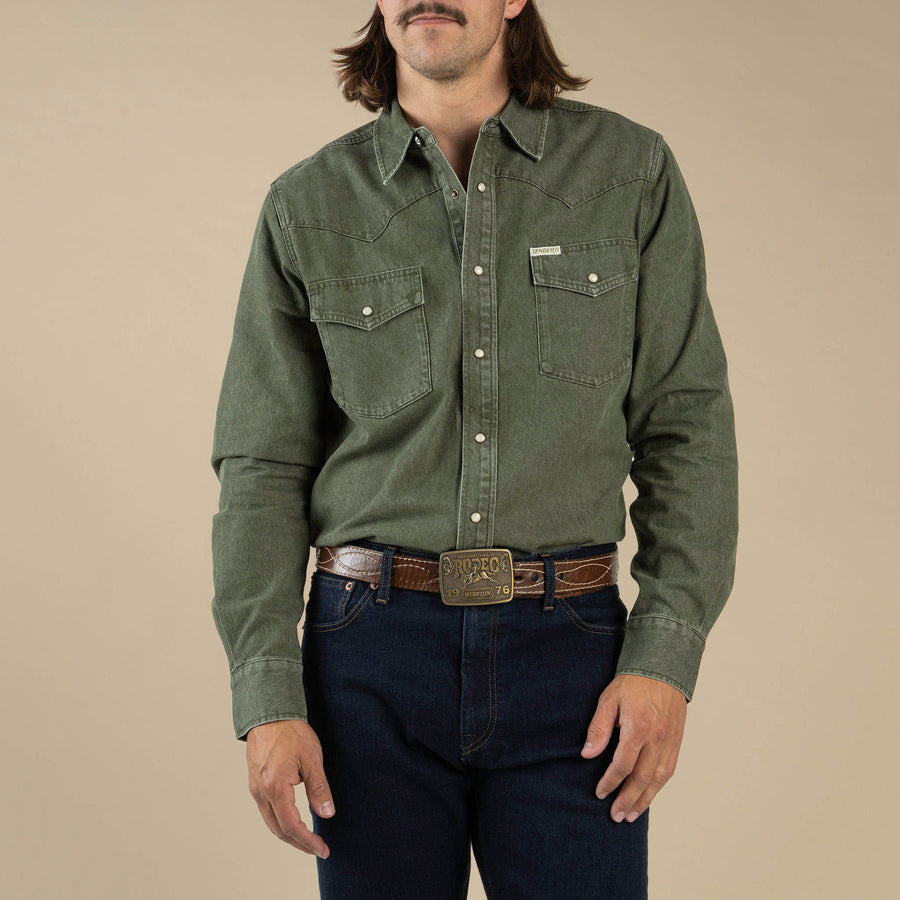 Sendero Wyatt Pearl Denim Snap Shirt