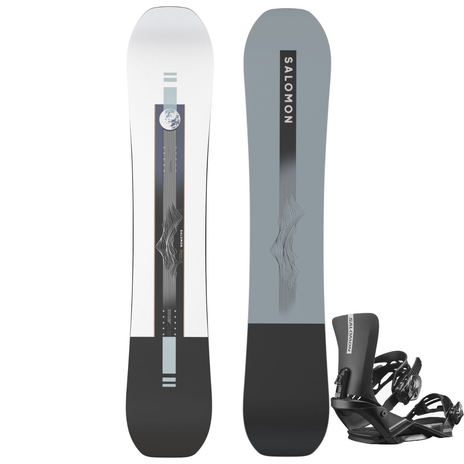 Salomon Sight Snowboard and Rhythm Bindings 2025– 88 Gear