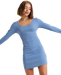 Roxy Good Keepsake Long Sleeve Mini Dress - 88 Gear