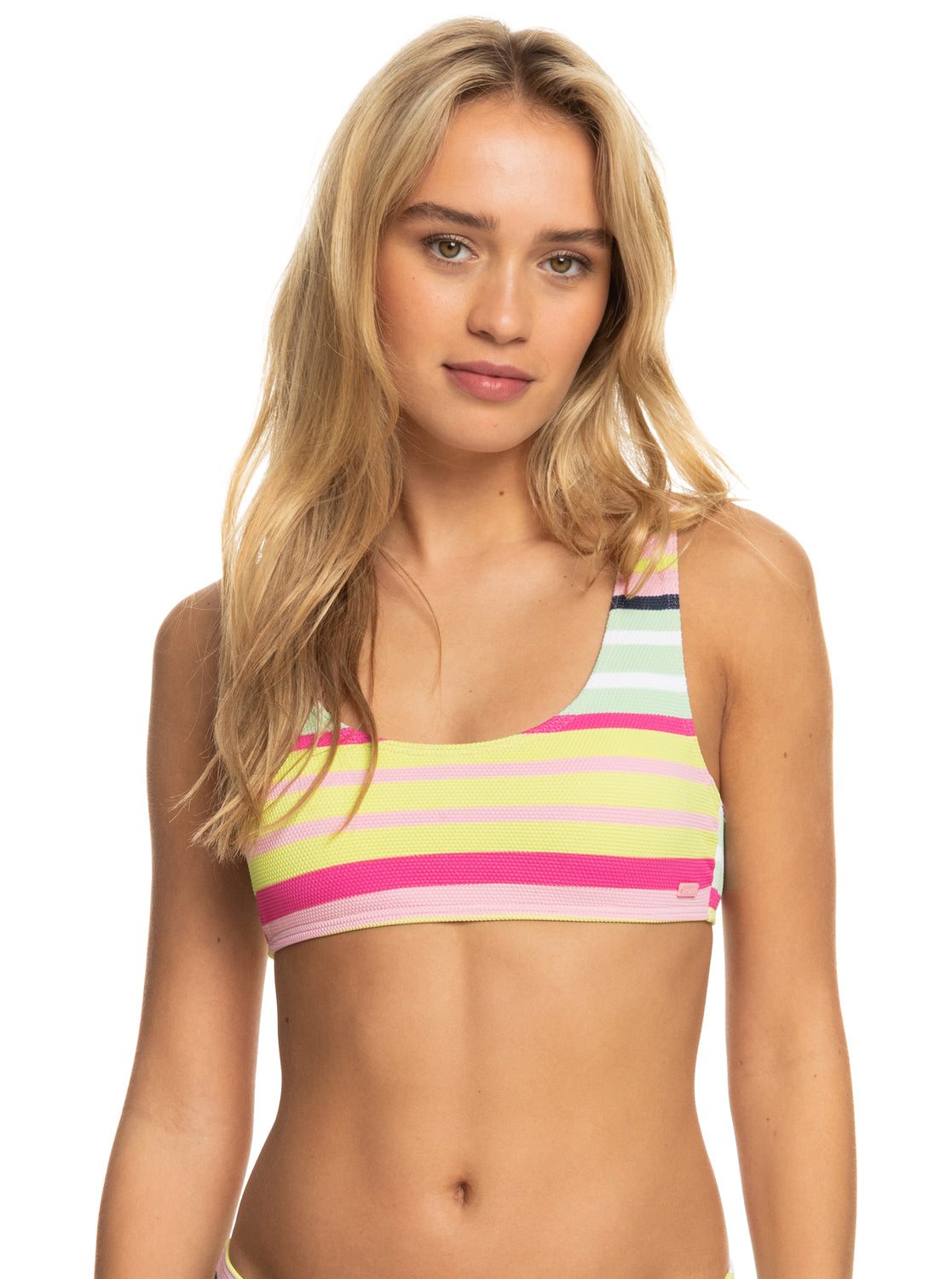 Roxy Stripe Soul Barlette Bikini Top