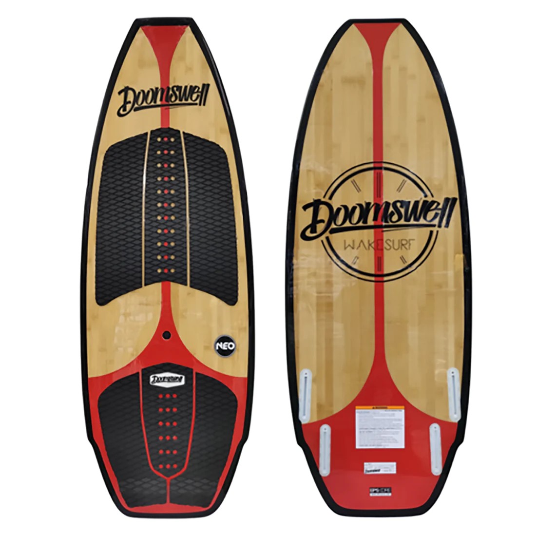 Doomswell Neo Bamboo Wakeusrf Board 2023 - 88 Gear