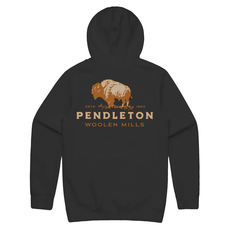 Pendleton Men's Vintage Bison Graphic Hoodie