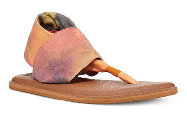 Sanuk Yoga Sling 2 Light Brown Corduroy Slingback Sandals Casual