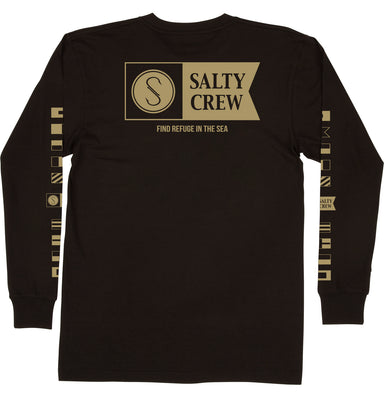 Salty Crew Alpha Premium Long Sleeve Tee - Black XL