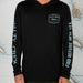 Salty Crew Stealth Black Hood Sunshirt