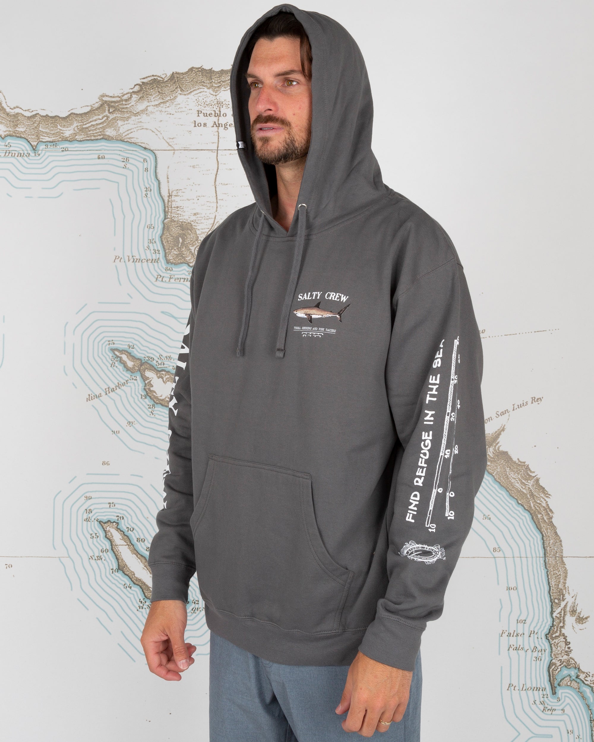 Salty Crew Bruce Hooded Fleece - 88 Gear