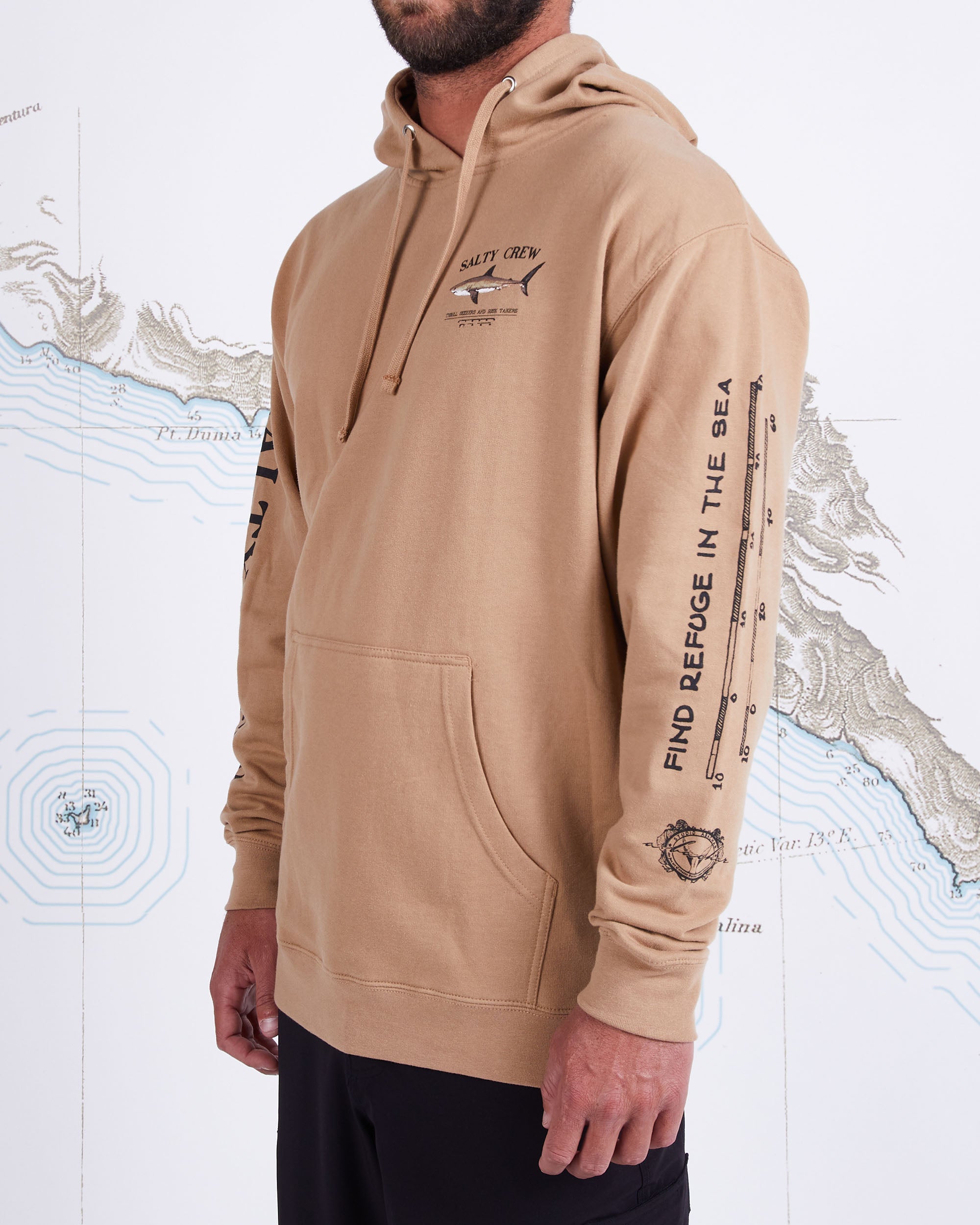 Salty Crew Bruce Hooded Fleece - 88 Gear