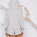 Salty Crew Sand Set Athletic Heather Crop Hoody