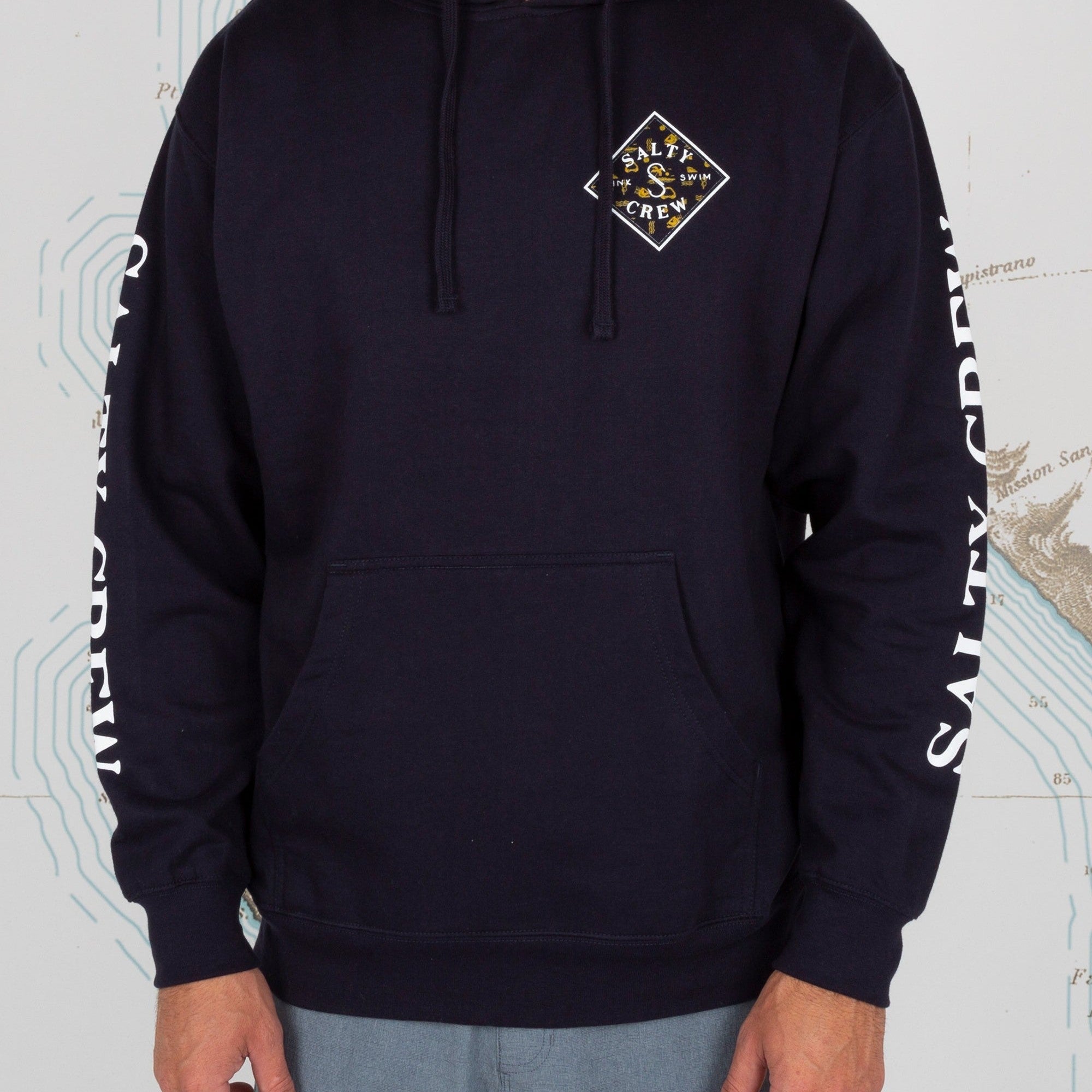 Salty Crew Tippet Tide Navy Hoodie - 88 Gear