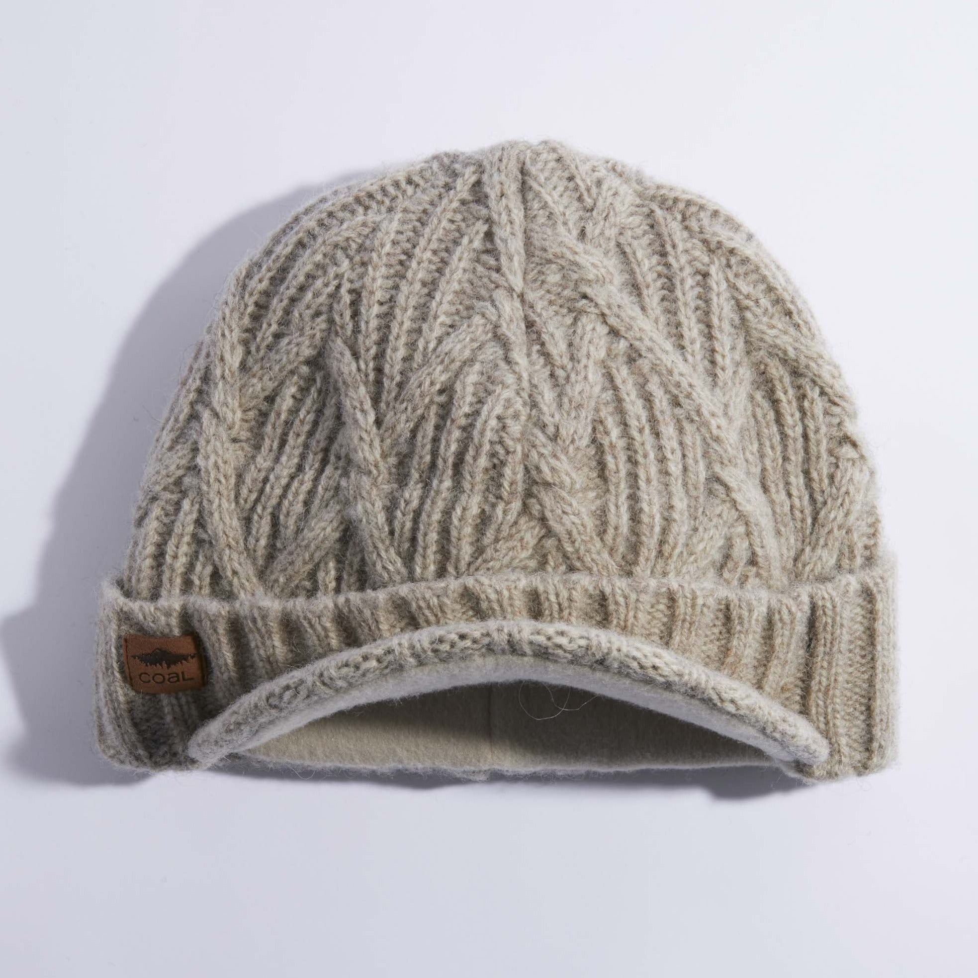 Coal The Yukon Cable Knit Wool Brim Beanie– 88 Gear