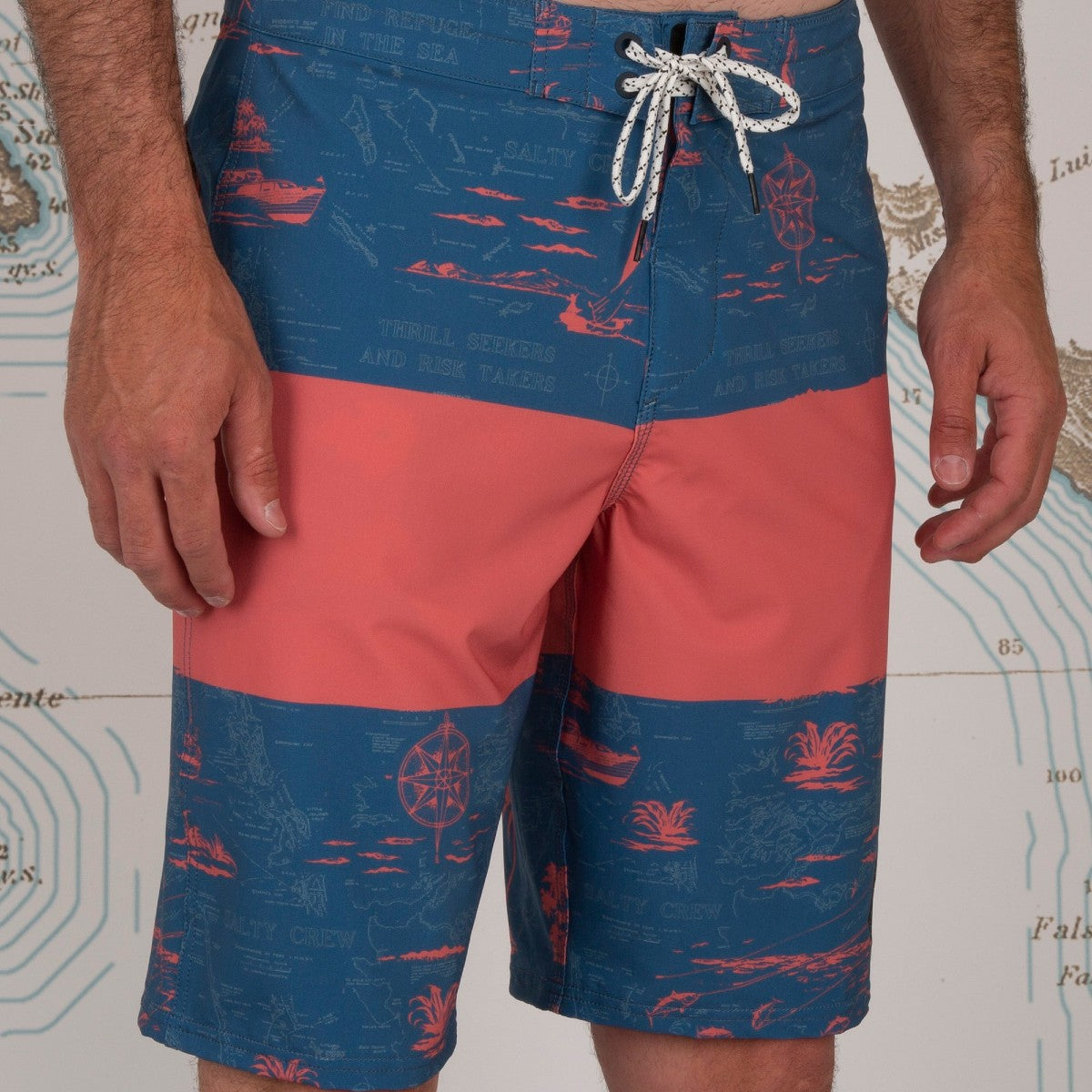 Salty Crew Topwater Oxford Boardshort