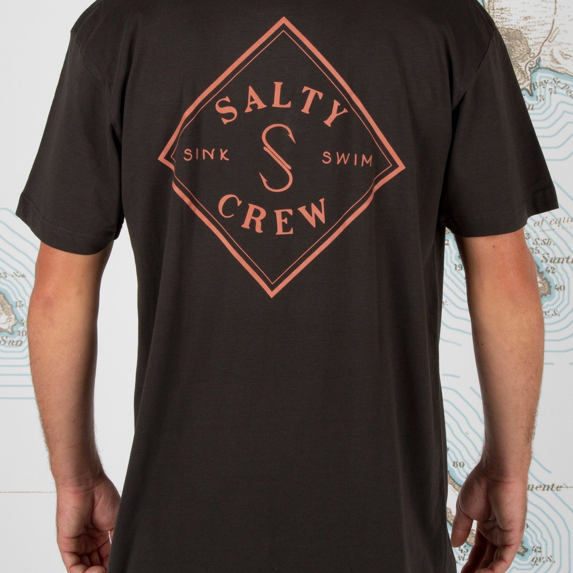 Salty Crew Tippet Coal Premium T-Shirt