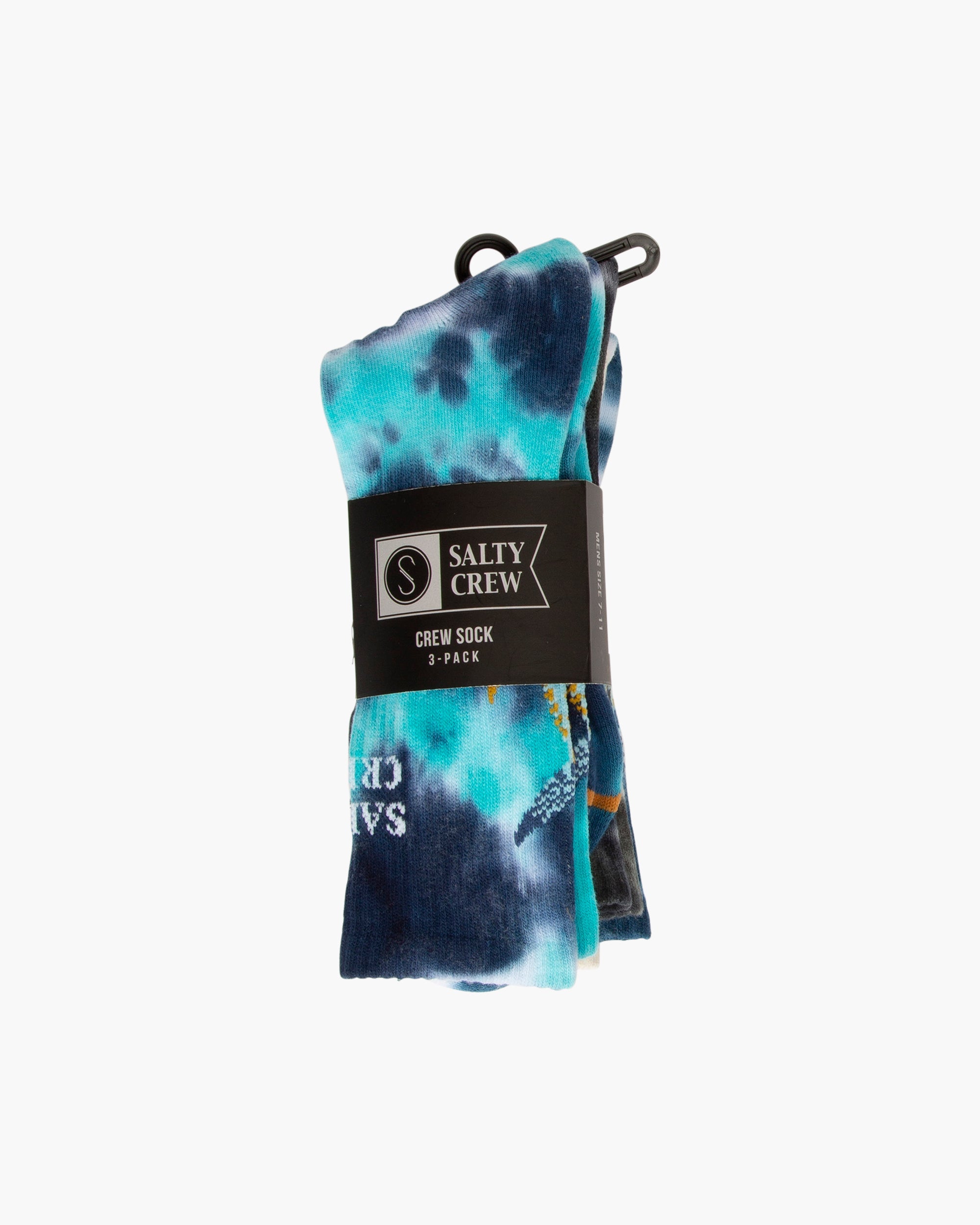 Salty Crew Tailed Assorted Tie Dye Sock 3 Pack