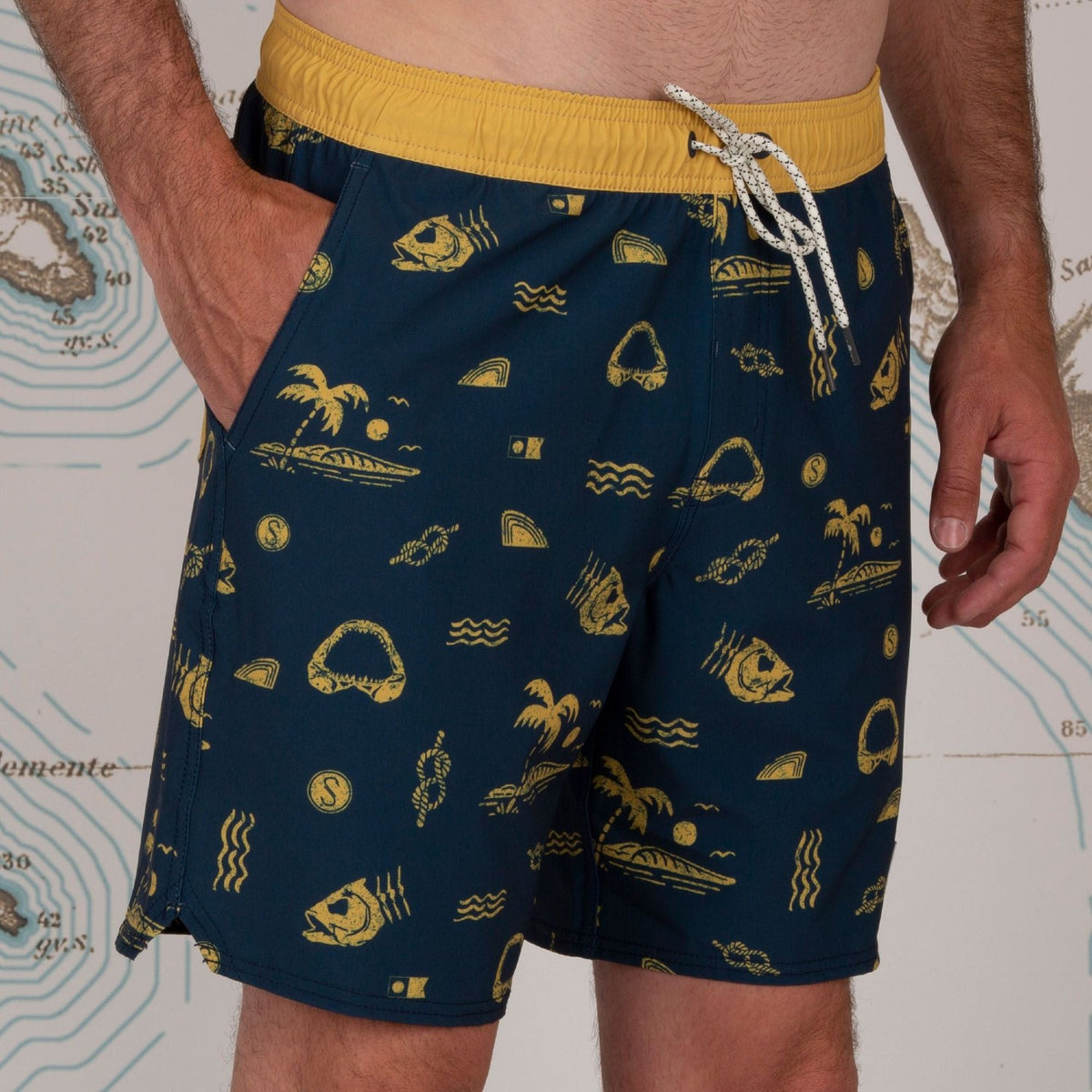 ELASTIC WAIST BOARDSHORT ANIMAL ARMY main image 1