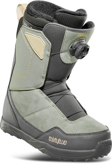 thirtytwo binary boa snowboard boots lacing convenience of the ThirtyTwo Womens Binary Boa Snowboard Boot BOOTS THIRTYTWO BINARY BOA brown