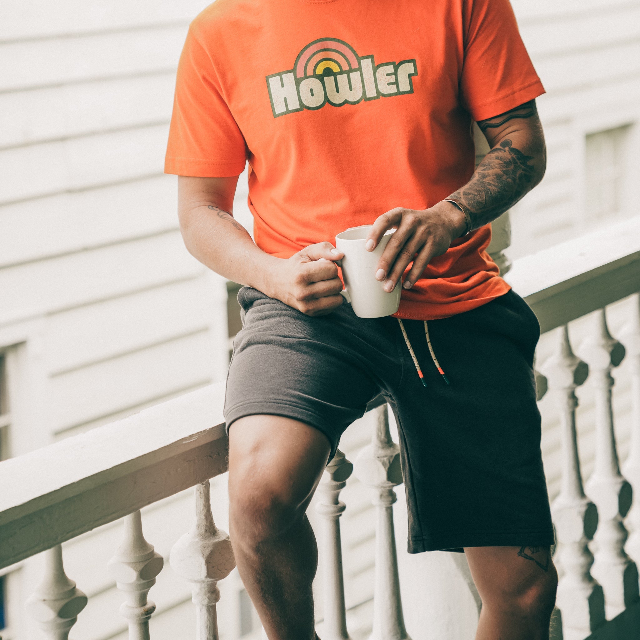 Howler Brothers Mellow Mono Sweatshorts - 88 Gear