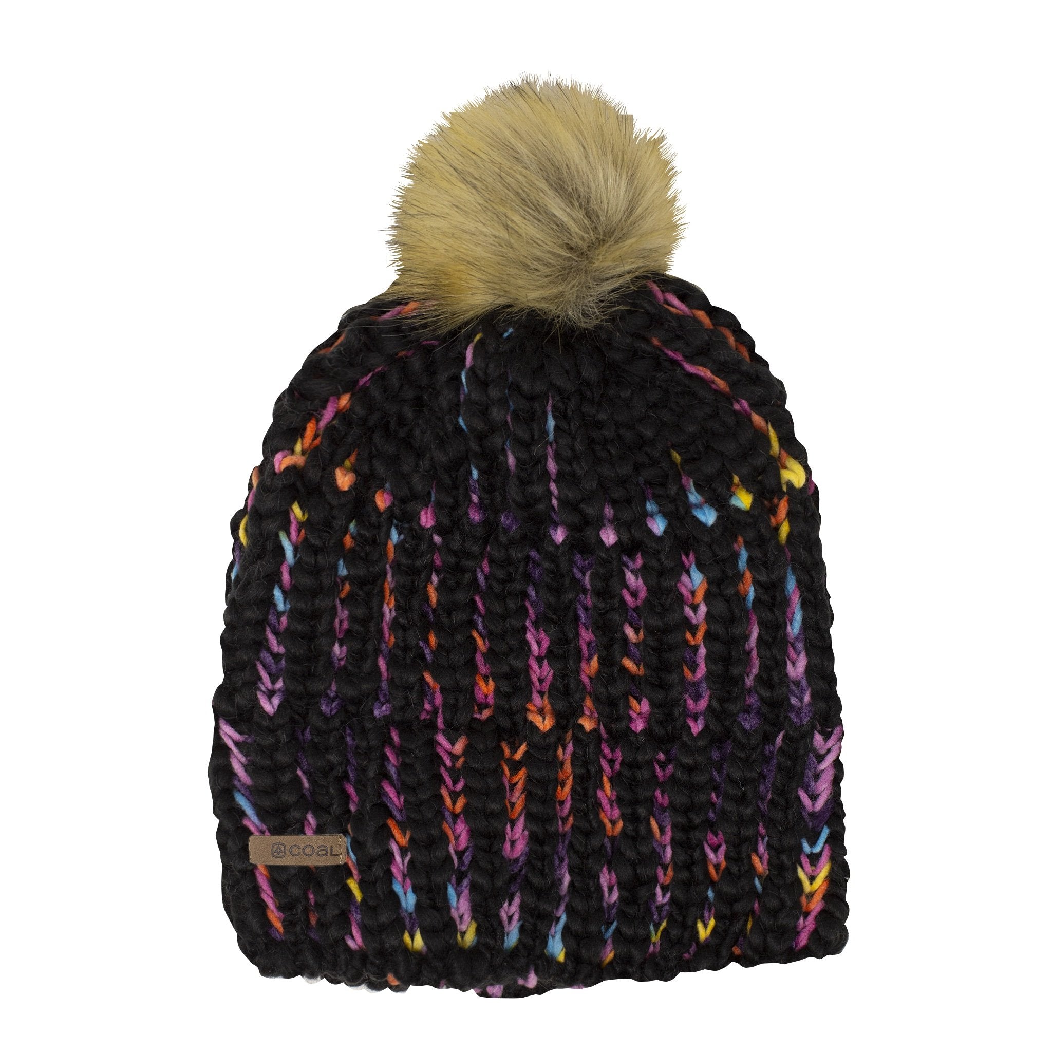 Coal The Ava Hand Knit Rainbow Beanie