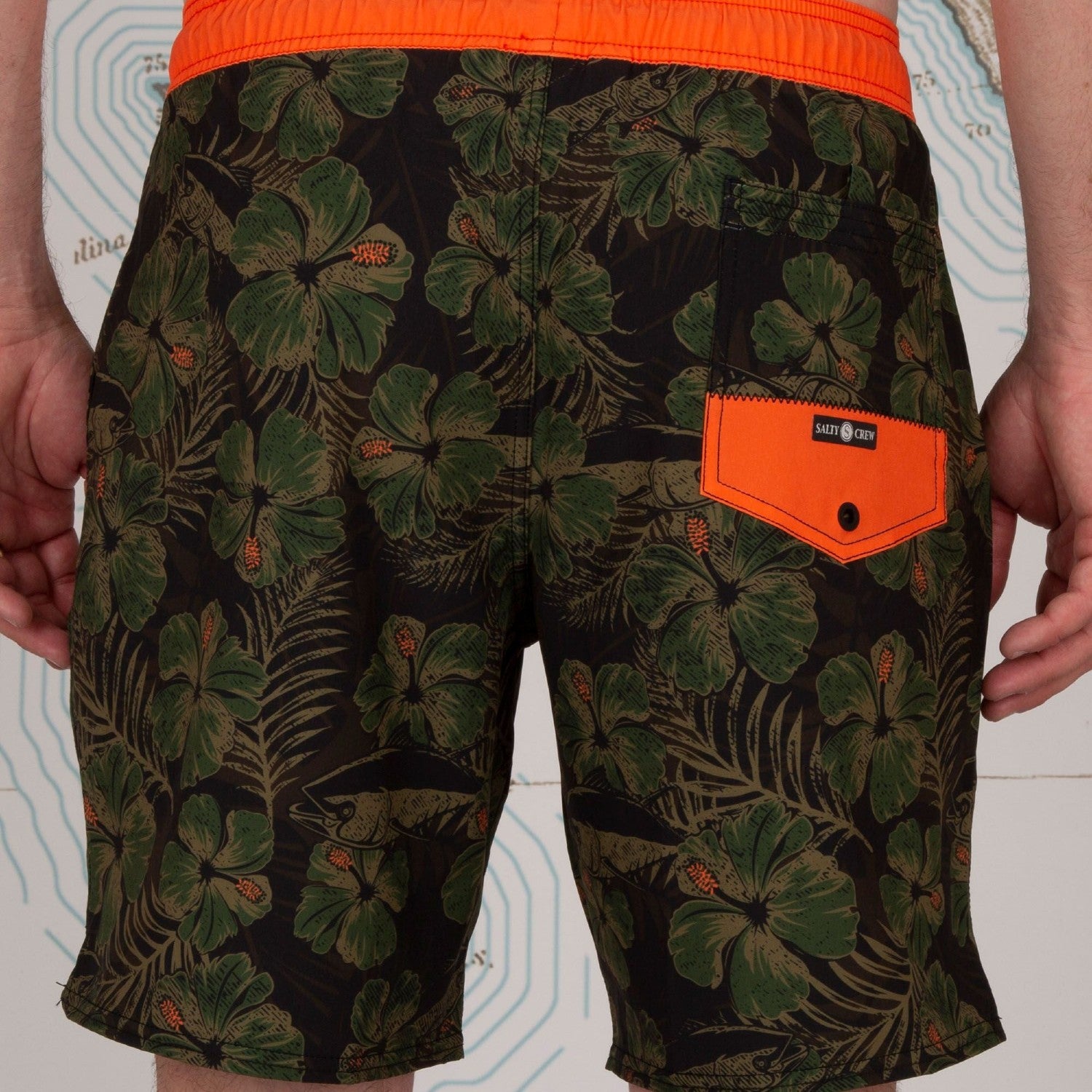 Salty Crew Island Days Military Elastic Boardshort