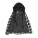 Volcom Womens Hooded Flannel Jacket