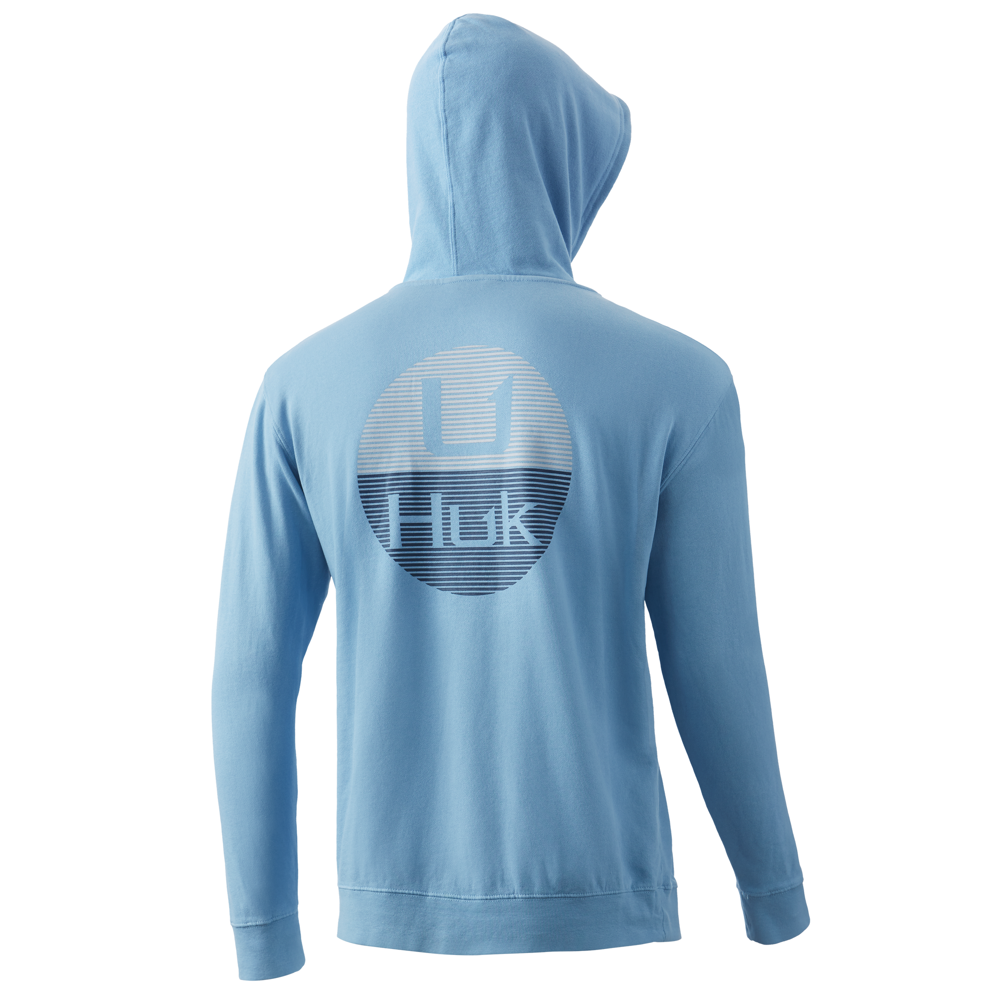 Huk Fishing Pursuit Vented Hoodie for Men in Blue