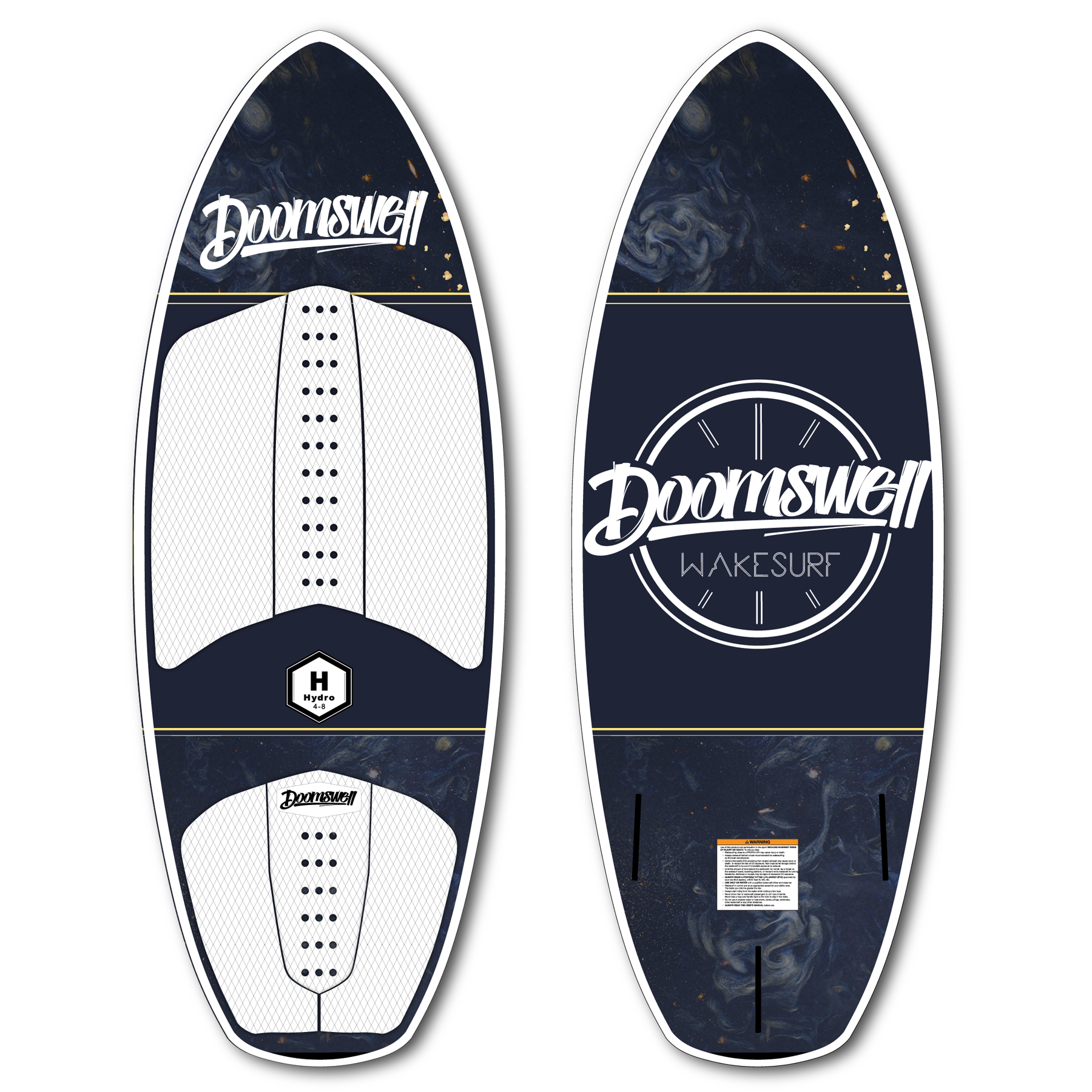 Doomswell Hydro Wakesurf Board 2023 - 88 Gear