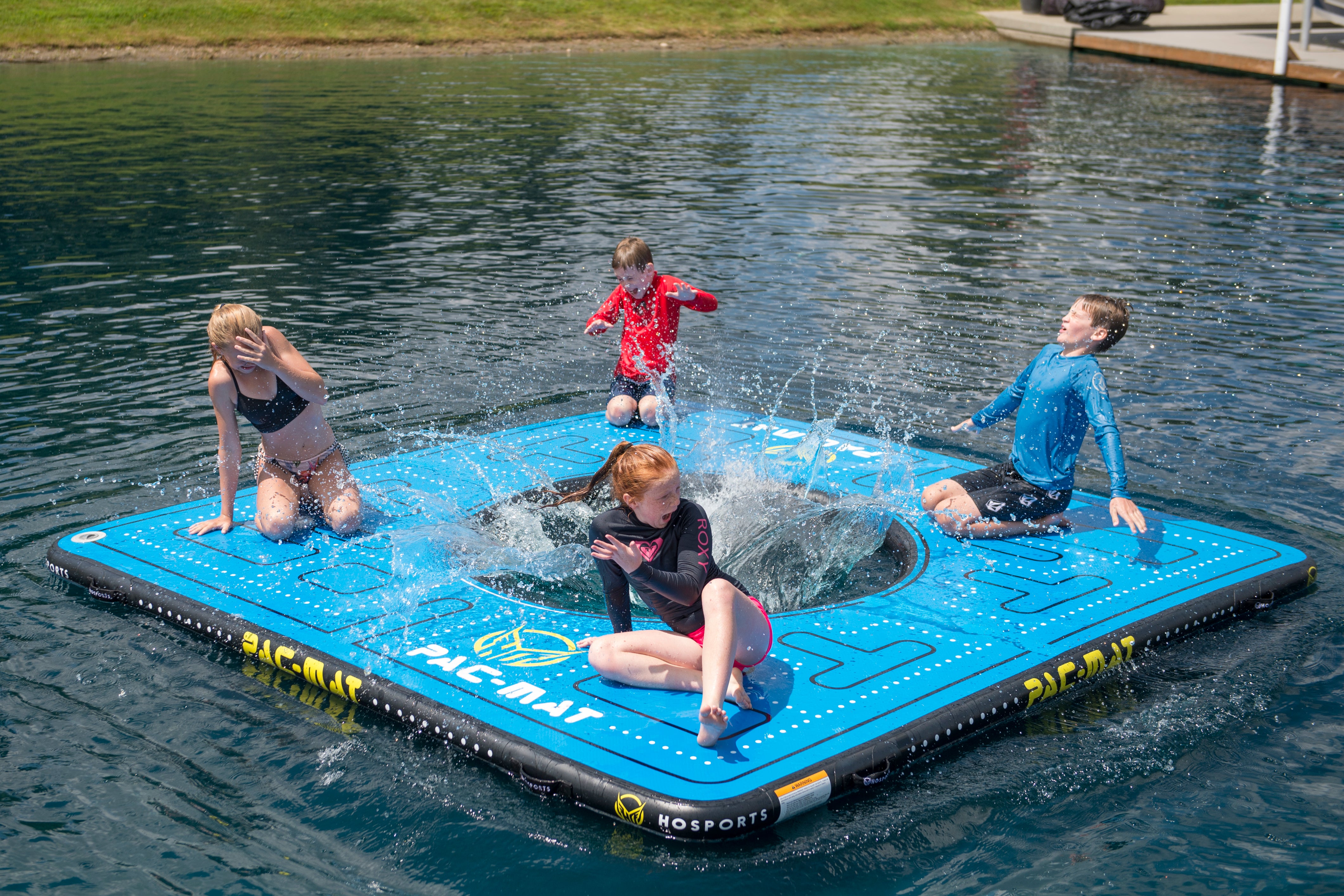HO Pac Man Inflatable Water Mat