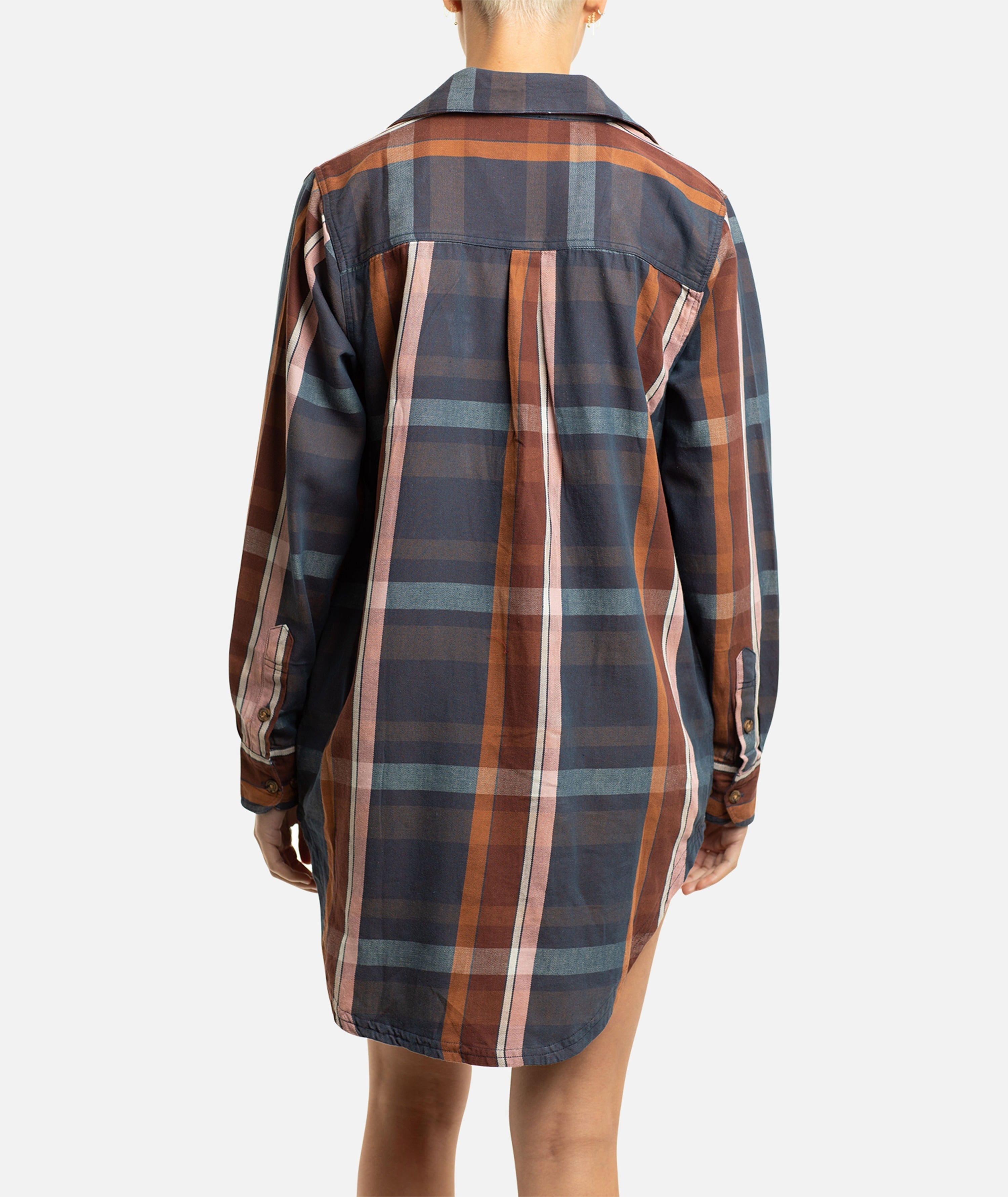 Jetty | Bonita Flannel Dress - Patina | Size S Jetty | Bonita Flannel Dress - Patina | Size S