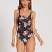 Volcom Leaf It Be 1 Piece Swim Suit