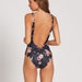 Volcom Leaf It Be 1 Piece Swim Suit