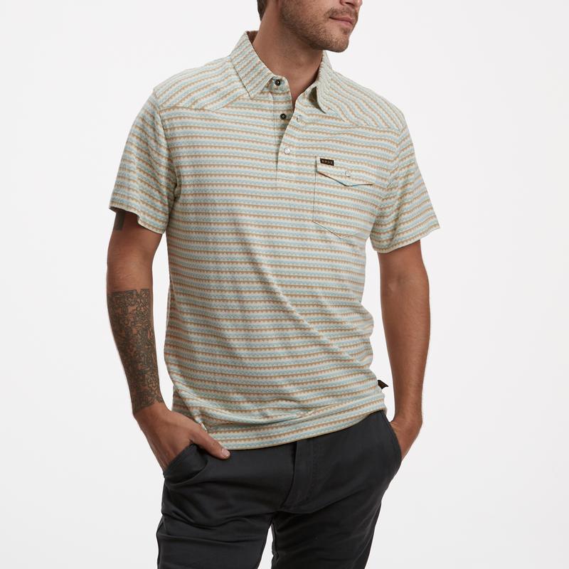 Howler Brothers Jacquard Polo Shirt