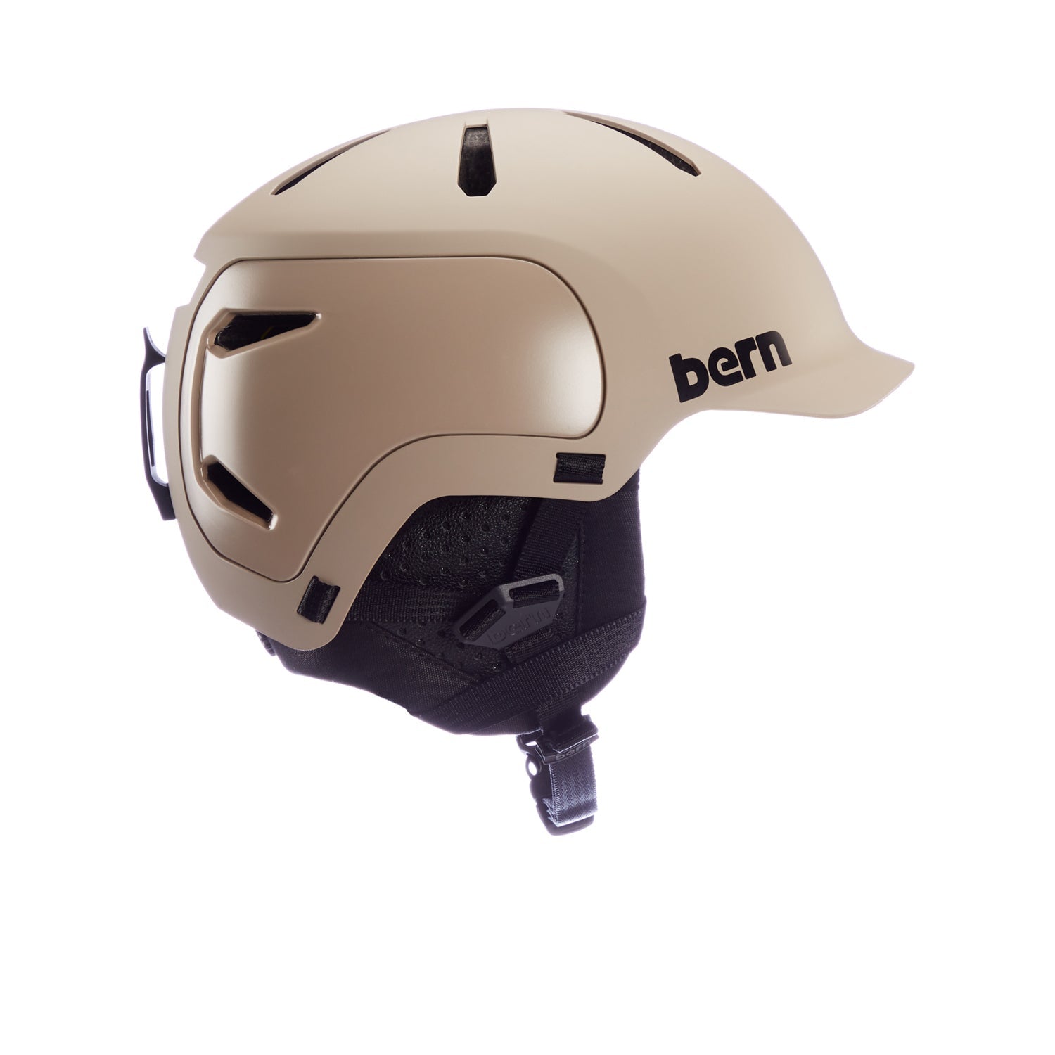 bern watts hard hat snowboard helmet Bern Watts 2.0 MIPS Helmet Metallic Silver S