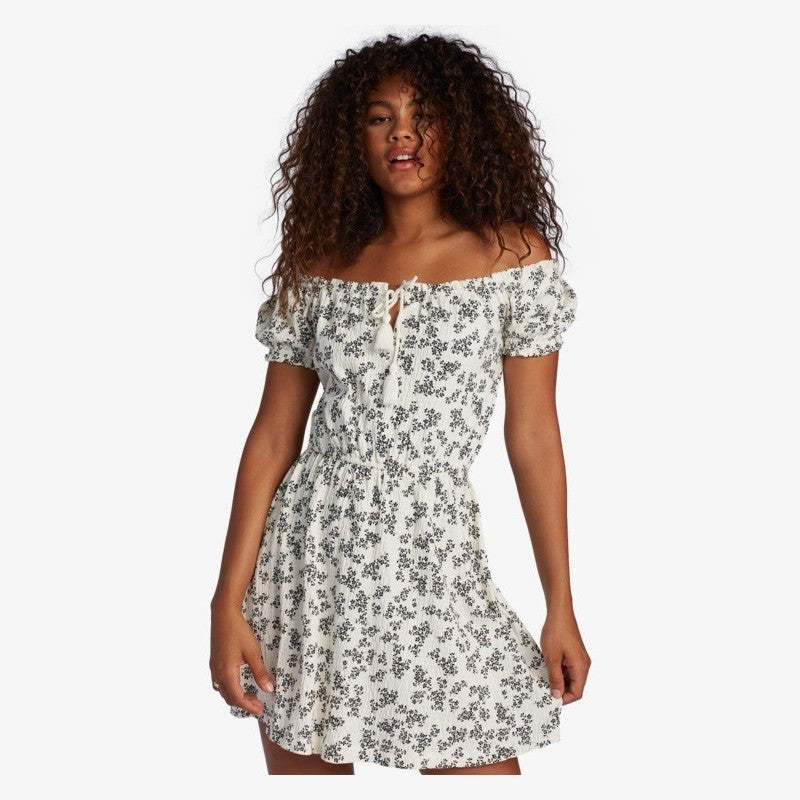 Roxy After The Beach Dress - M / Snow White Patchfield Roxy After The Beach Dress - M / Snow White Patchfield