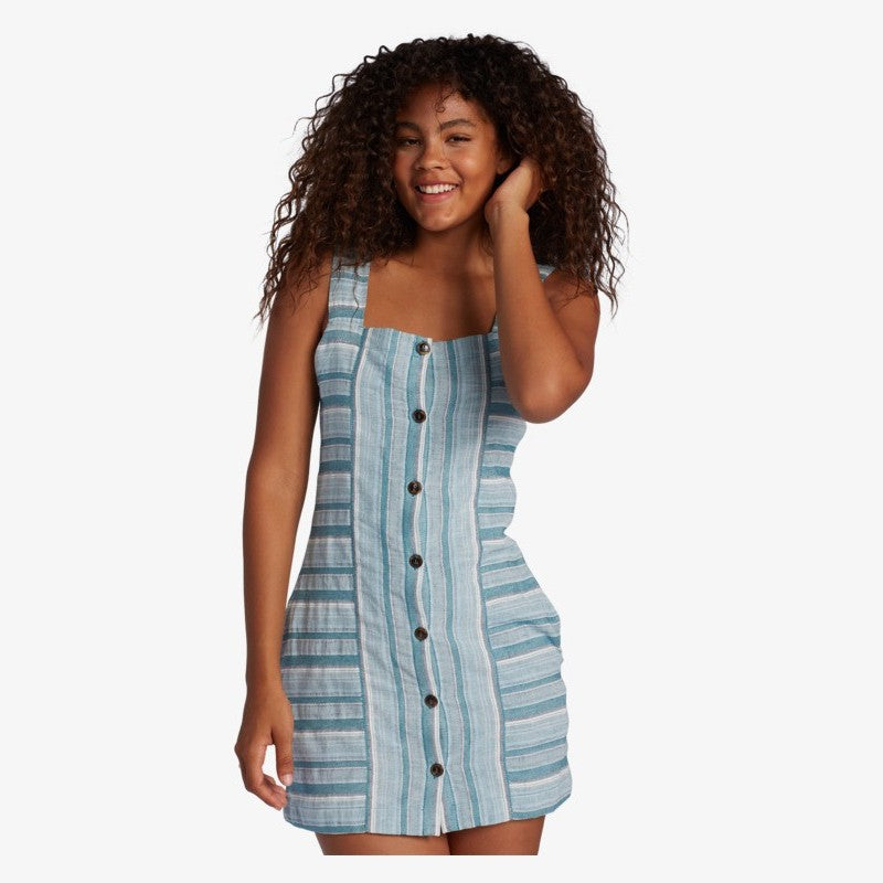 Roxy Sweeter Dreams Dress-Corsair River Stripe-Large Roxy Sweeter Dreams Dress-Corsair River Stripe-Large