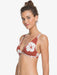 Garden Trip Elongated Tri Bikini Top for Women