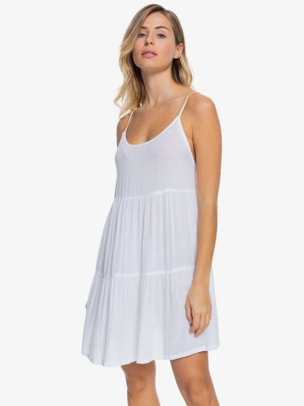 Roxy Sand Dune Beach Dress - Women's M Bright White Roxy Sand Dune Beach Dress - Women's M Bright White