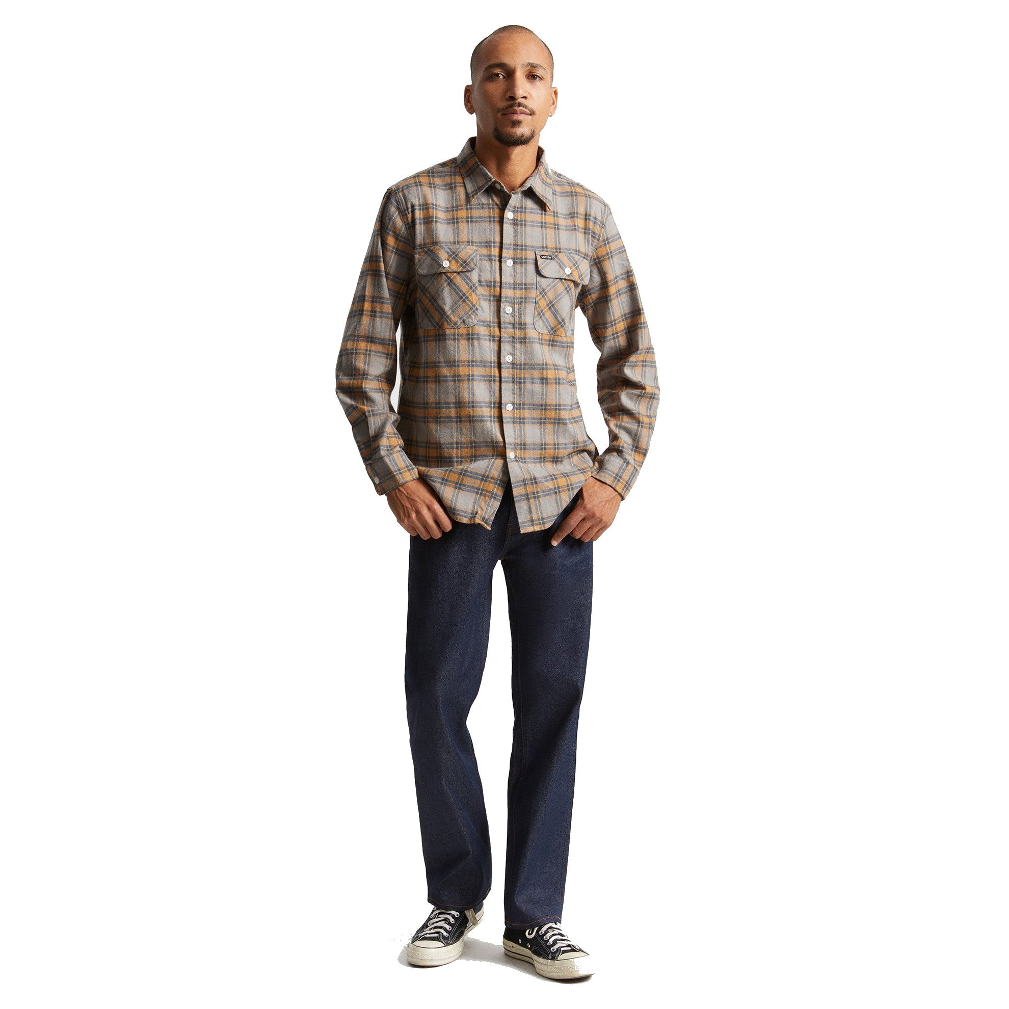 Brixton Bowery Stretch Crossover Flannel