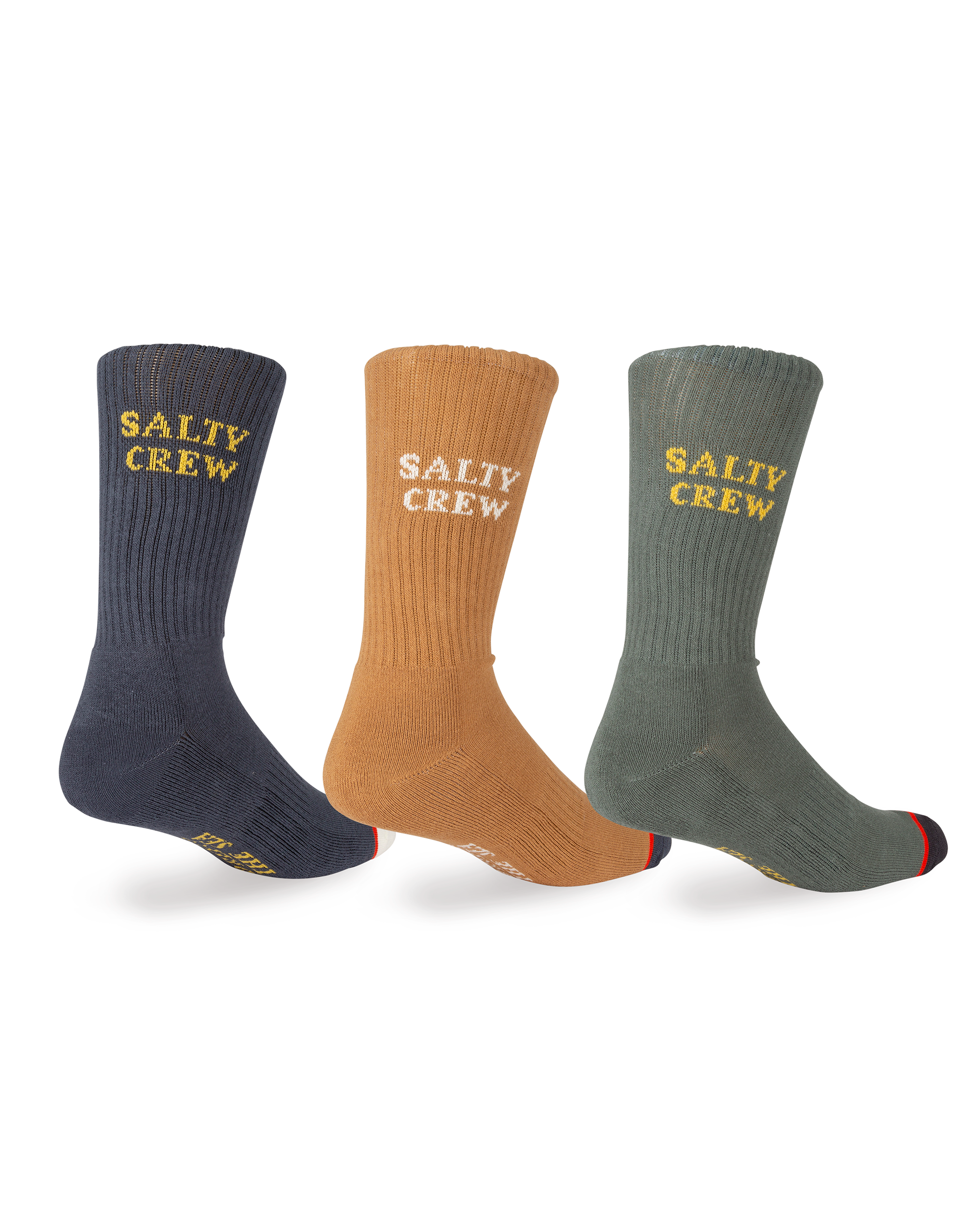 Salty Crew Fishsticks Sock 3 Pack - 88 Gear