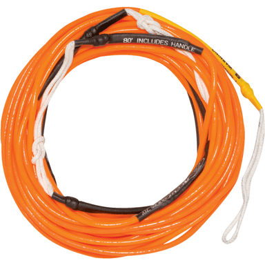 Hyperlite 80' Silicone Wake Line - Orange - 88 Gear