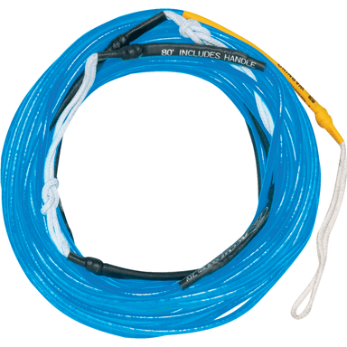 Hyperlite Wakeboard Rope 80' Silicone Line- Blue - 88 Gear