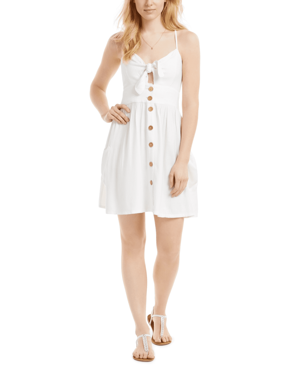 Roxy Under the Cali Sun Front Tie Dress - 88 Gear